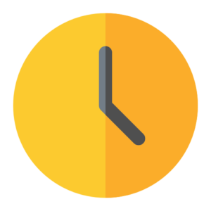 Image horloge jaune